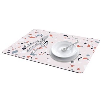 1 pc Large Diatomaceous Stone Dish Drying Mat, Quick Dry Dish Drying Mats 15.7*11.8 in