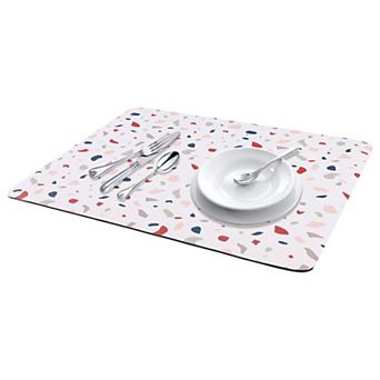 1 pc Large Diatomaceous Stone Dish Drying Mat, Quick Dry Dish Drying Mats 15.7*11.8 in