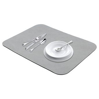 1 pc Large Diatomaceous Stone Dish Drying Mat, Quick Dry Kitchen Drying Mat 15.7*11.8 in