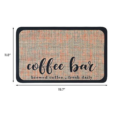1Pc Large Diatomaceous Coffee Bar Mat, Quick Dry Dish Drying Mats 19.7*11.8 in