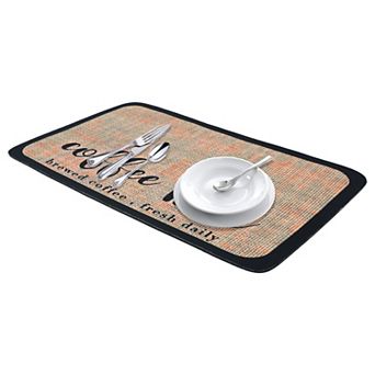 1 pc Large Diatomaceous Coffee Bar Mat, Quick Dry Dish Drying Mats 19.7*11.8 in
