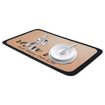 1 pc Large Diatomaceous Coffee Bar Mat, Quick Dry Dish Drying Mats 19.7*11.8 in