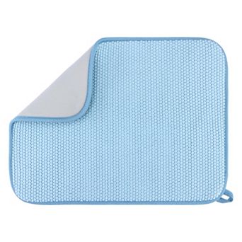 1 pc Dish Drying Mat, Absorbent Microfiber Stone Kitchen Mat for Counter 15.7*11.8 in