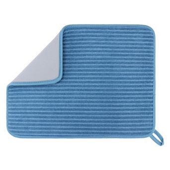 1 pc Dish Drying Mat, Absorbent Microfiber Kitchen Mat, Stone Absorbent Mat 15.7*11.8 in