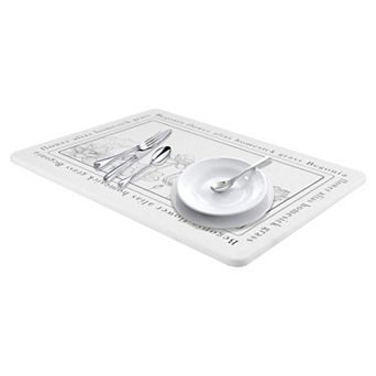 1 pc Diatomaceous Stone Dish Drying Mat, Floral Quick Dry Dish Mat Drying Kitchen Mat 15.7*11.8 in