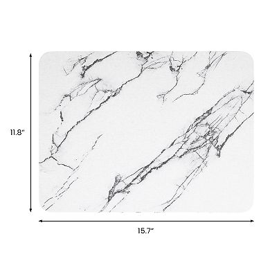 1Pc Diatomaceous Stone Dish Drying Mat, Marbled Quick Dry Drying Mats 15.7*11.8 inch 15.7*11.8 in