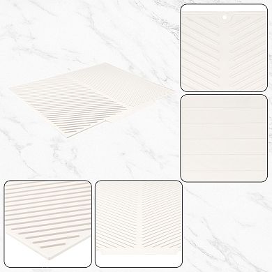 1Pc Silicone Dish Drying Mat for Counter, Easy Clean Waterproof Kitchen Mat 19.9*16.7 in