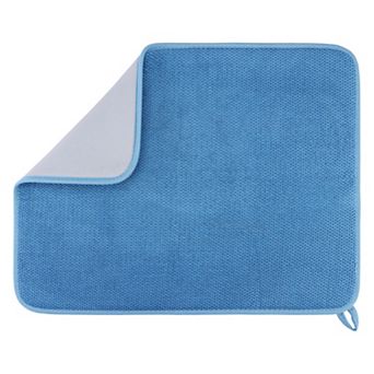 1 pc Dish Drying Mat, Absorbent Microfiber Stone Drying Mat for Kitchen Counter 19.7*15 in