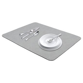 1 pc Large Diatomaceous Stone Dish Drying Mat, Quick Dry Kitchen Drying Mat 19.7*15.7 in