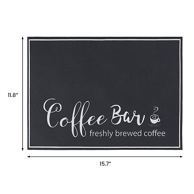 1Pc Large Diatomaceous Coffee Mat, Quick Dry Dish Drying Mats for Kitchen 15.7*11.8 in