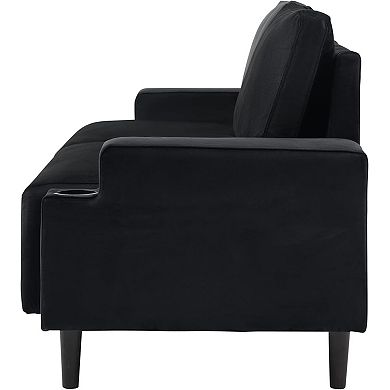 IDEALHOUSE Modern Fabric Loveseat