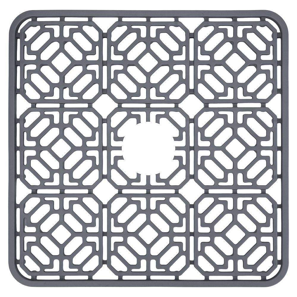 1Pc Silicone Dish Drying Mat for Kitchen, Hollow Design Kitchen Sink ...