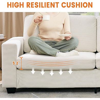 IDEALHOUSE Corduroy Cloud Sofa