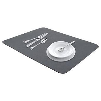 1 pc Large Diatomaceous Stone Dish Drying Mat, Quick Dry Kitchen Drying Mat 19.7*15.7 in