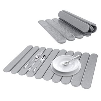 1 pc Foldable Diatomaceous Stone Dish Drying Mat, Quick Dry Dish Drying Mats 23.6*15.4 in