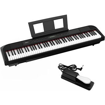Digital Piano Set with Sustain Pedal & Headphones, Portable Keyboard for Beginners