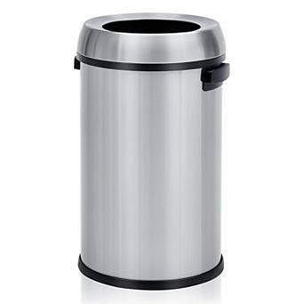 17-Gal Stainless Steel Trash Can, Heavy-Duty Fingerprint-Proof Kitchen & Commercial Bin