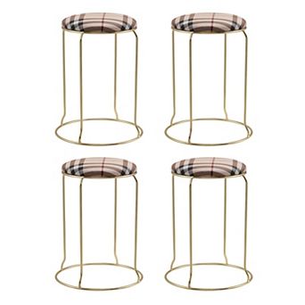 Kings Brand Furniture Carmilla Upholstered Counter Height Stool