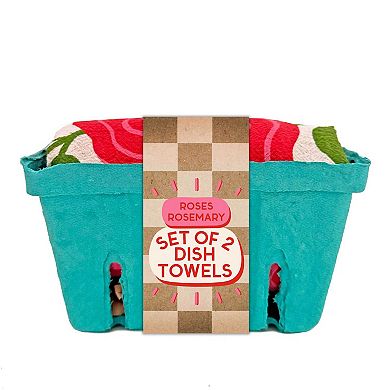 Rose Garden - Dish Towel Set of 2