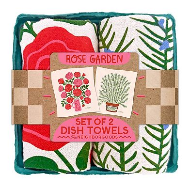 Rose Garden - Dish Towel Set of 2
