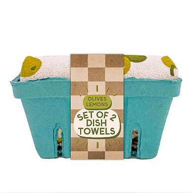 Olives With A Twist - Dish Towel Set of 2