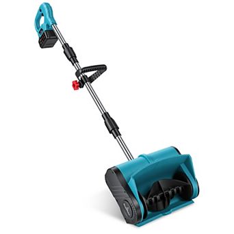 800W Cordless Snow Shovel with Battery, Gloves & Goggles