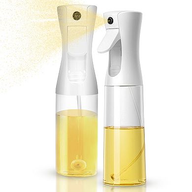 Cheer Collection Multi-Purpose Oil Spray Bottle Set, Two 300ml Leakproof Bottles