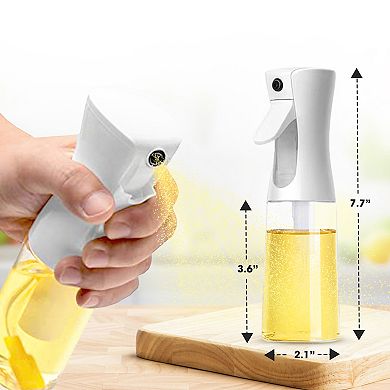Cheer Collection Multi-Purpose Food Grade Oil Spray Bottle — Precise 0.25 Tbsp Fan Mist Control