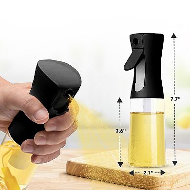 Cheer Collection Multi Purpose Oil Spray Bottle Set of Three 200ml 300ml 500ml