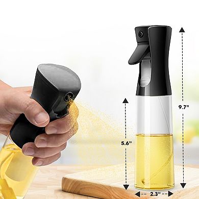 Cheer Collection Multi Purpose Oil Spray Bottle Set of Three 200ml 300ml 500ml