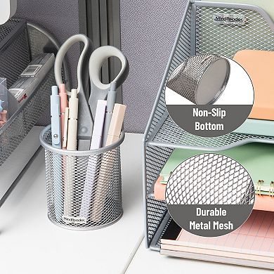 Mind Reader 3-pc. Mesh Pen & Accessories Holder Set