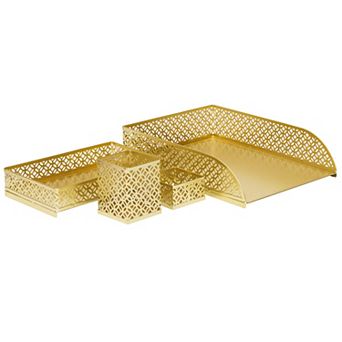 Mind Reader 4 pc Desk Organizer Set