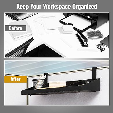 Mind Reader Adjustable Hanging Cubicle Shelf