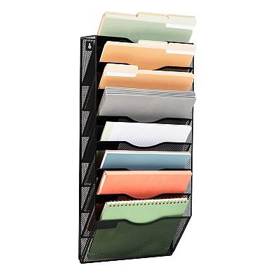 Mind Reader 8-Pocket Hanging Wall File Organizer