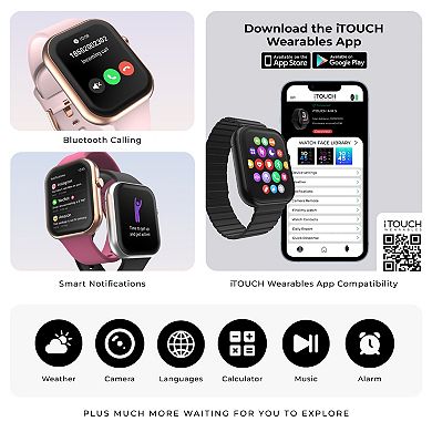iTouch Air 5 Smartwatch With Solid Silicone Strap