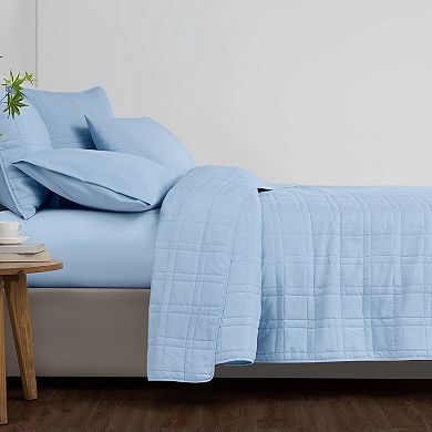 Cannon Heritage Solid Microfiber Quilt Set with Shams