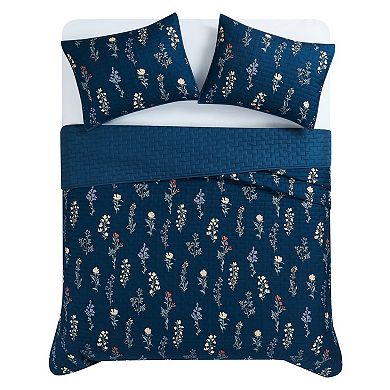 Cannon Avery Floral Quilt Set with Shams