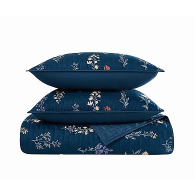 Cannon Avery Floral Quilt Set with Shams