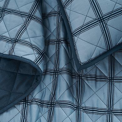 Cannon Luka Grid Quilt Set with Shams