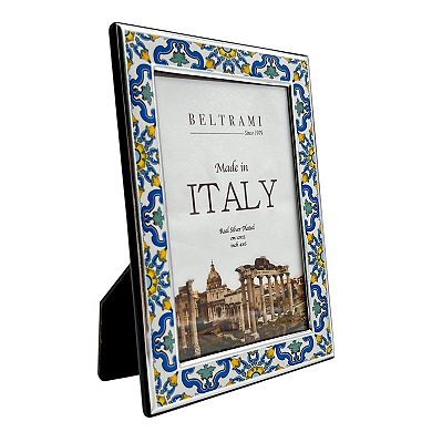 Discover Europe Made in Italy Beltrami 4" x 6" Silver Plated Picture Frame