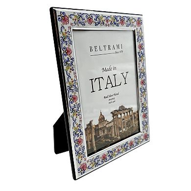 Discover Europe Made in Italy 4" x 6" Real Silver Plated Beltrami Frame