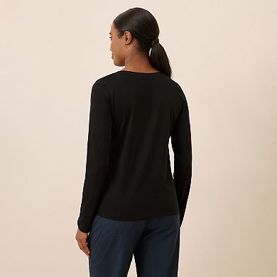 Softspun Long Sleeve Scoop Neck Tee