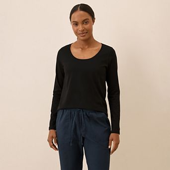 Softspun Long Sleeve Scoop Neck Tee