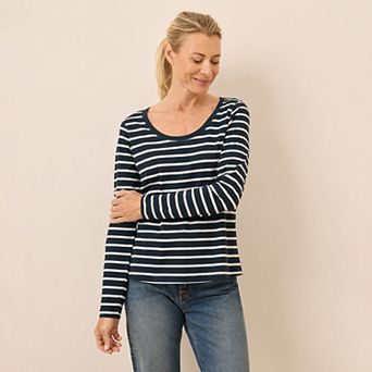 Softspun Long Sleeve Scoop Neck Tee