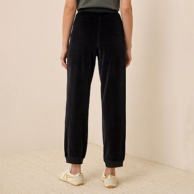 Cotton Velour Relaxed Jogger