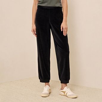 Cotton Velour Relaxed Jogger