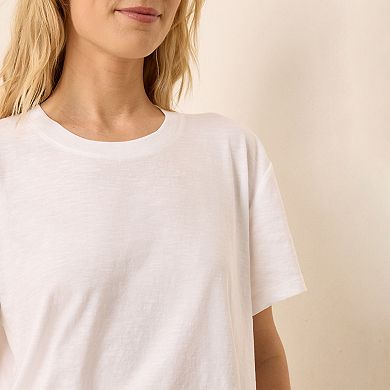 Featherweight Slub Relaxed Crew Tee