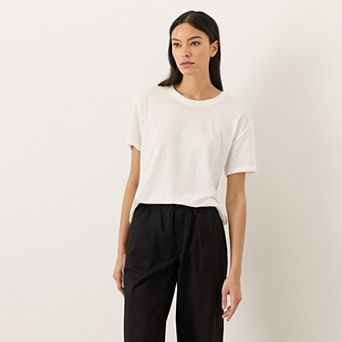 Organic Cotton Featherweight Slub Relaxed Tee