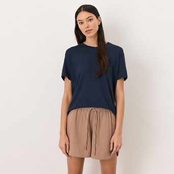 Organic Cotton Featherweight Slub Relaxed Tee