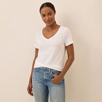 Featherweight Slub V-Neck Tee